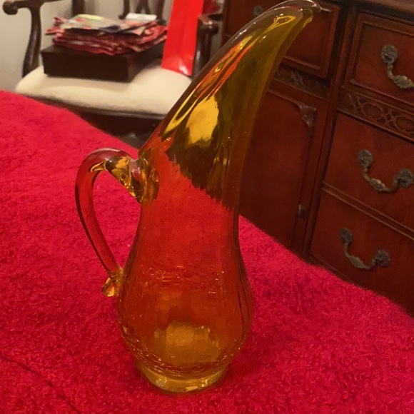 Mid century glass pitcher - Picture 4 of 6